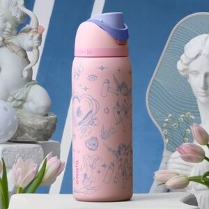 Owala Pink and Purple Insulated Water Bottle